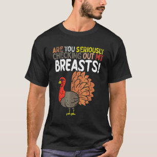 T-shirt Vous regardez sérieusement mes seins