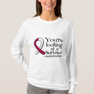 T-shirt Vous regardez un survivant principal de Cancer de