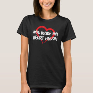 T-shirt Vous rendez mon cœur heureux Enfants Saint-Valenti
