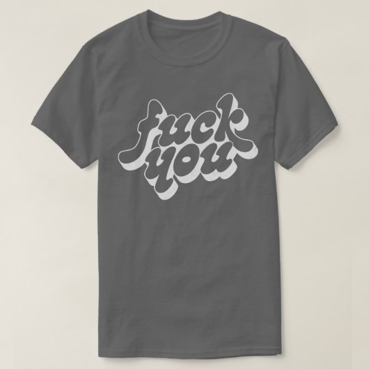 T-shirt Vous Rude Typographie Citation Conception 1 (Design devant)