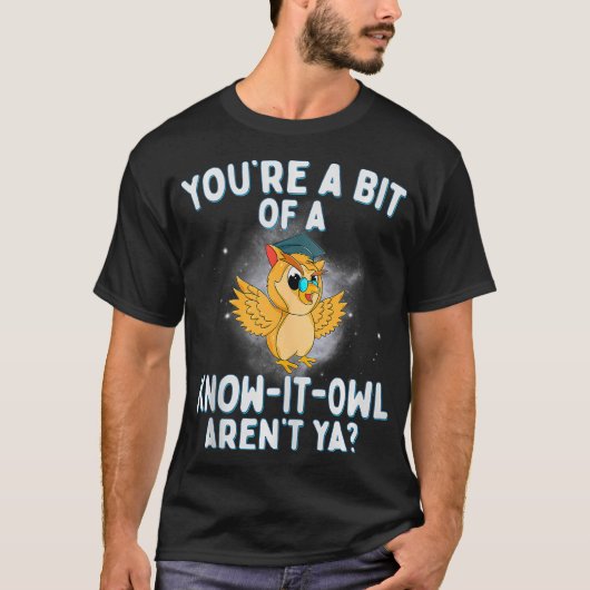 T-shirt Vous savez que OWL n'est pas votre chouette drôle (Devant)