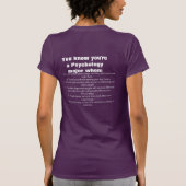 T-shirt Vous savez que vous êtes un commandant de (Dos)