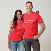 T-shirt Vous savez que vous êtes un maître nageur quand… (Unisexe)