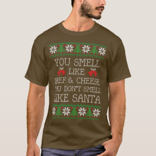 T-shirt Vous sentez comme du fromage de boeuf, vous ne sen