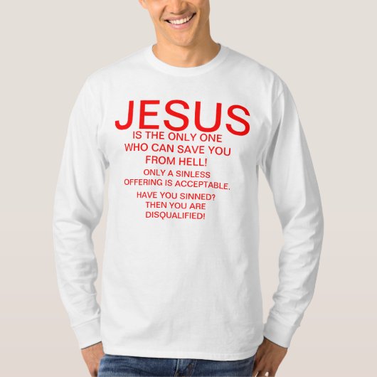 T-shirt Vous sinned ? (Devant)