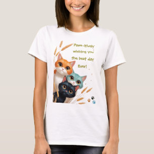 T-shirt Vous souhaitant une journée exceptionnelle Positiv