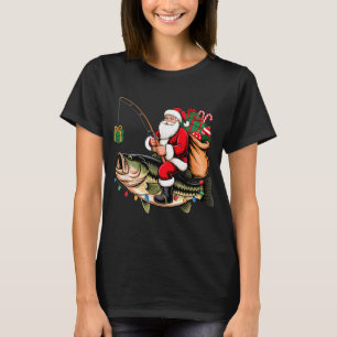 T-shirt Vous souhaite un très beau Fishmas drôle de pêche