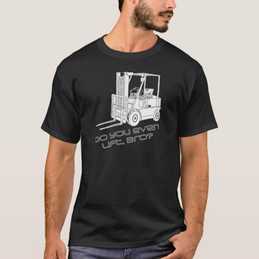 T-shirt Vous soulevez-vous même, Bro ? (Devant)
