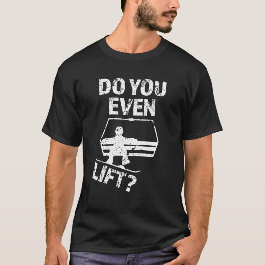 T-shirt Vous soulevez-vous même ? chemise drôle d'hommes (Devant)