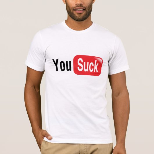 T-shirt Vous sucez (Devant)