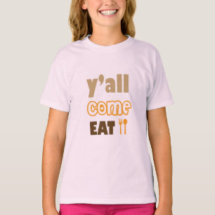 T-shirt Vous venez manger rustique
