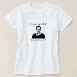 T-shirt Vous vers le bas avec RBG ?