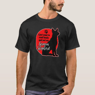 T-shirt Vous Voulez Lire Les Livres Mon Berger Allemand