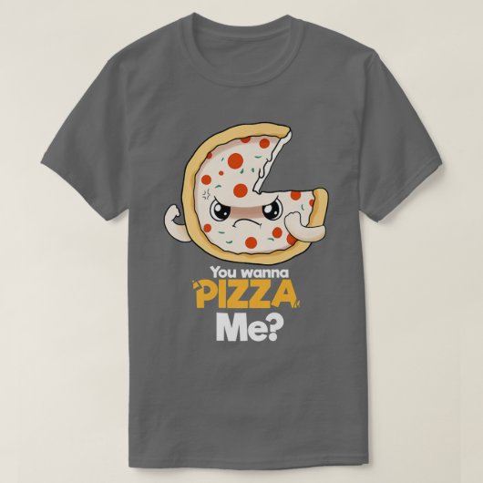 T-shirt Vous Voulez Pizza Me (Design devant)