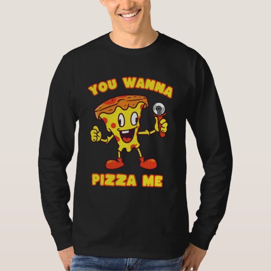 T-shirt Vous Voulez Pizza Me (Devant)
