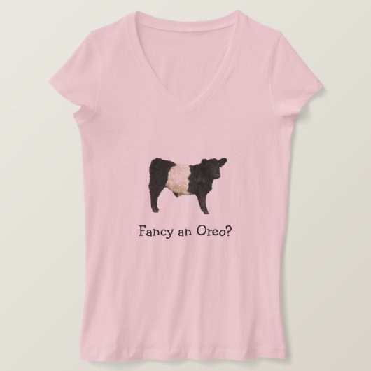 T-shirt Vous voulez un Oreo ? Beltie Steer (Design devant)