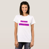 T-shirt Vous voulez vous dégonfler pièce en t (Devant entier)