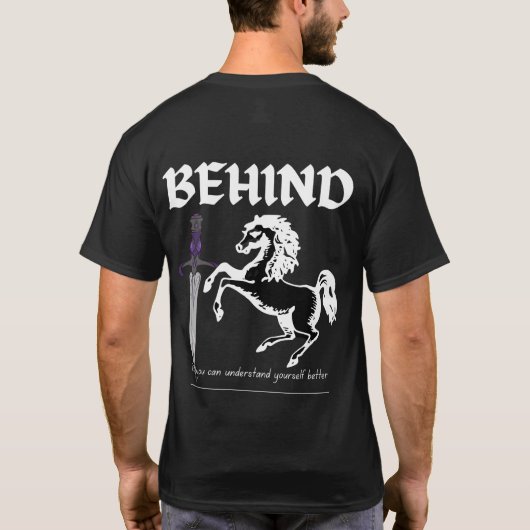 T-shirt Vous Vous Comprenez Seulement | Guerrier du cheval (Dos)