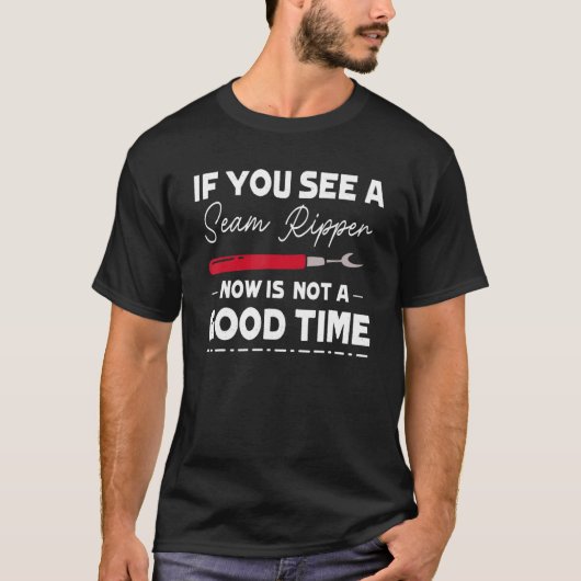 T-shirt Vous voyez un découseur Couture Patchwork (Devant)