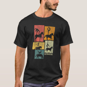 T-shirt Voûte équestre Horse voûte voûte Silhou