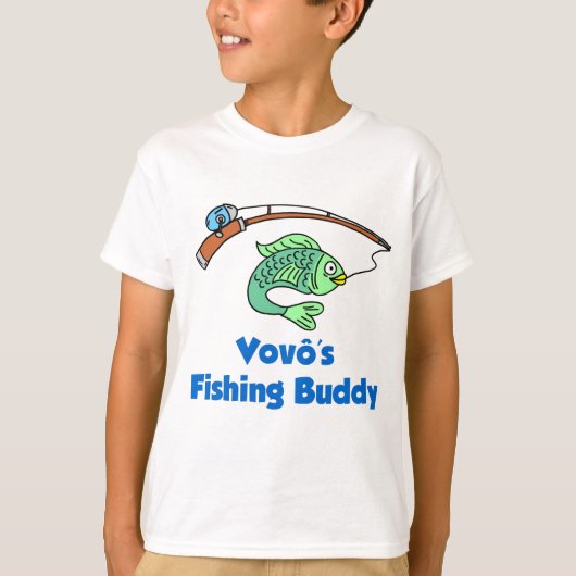 T-shirt Vovo's Fishing Buddy (Devant)