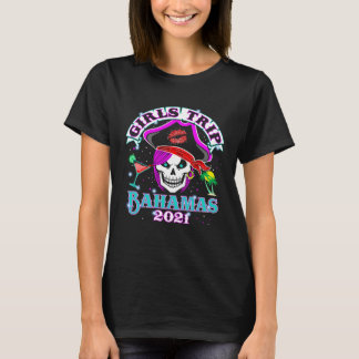 T-shirt Voyage à Bahamas 2021 pour l'enterrement de vie de