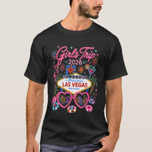 T-shirt Voyage à Las Vegas entre filles 2026 Meilleures am