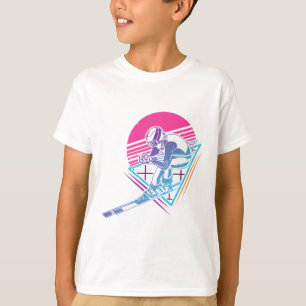T-shirt Voyage à ski Ski Retro Vintage 80s 90s