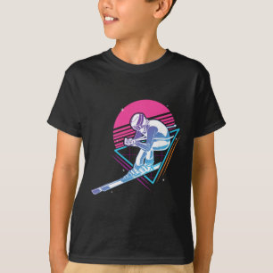 T-shirt Voyage à ski Ski Retro Vintage 80s 90s