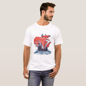 T-shirt Voyage à voile (Devant entier)