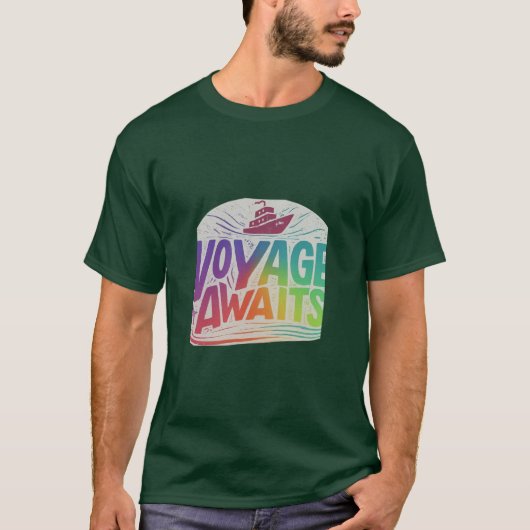 T-shirt Voyage attend (Devant)