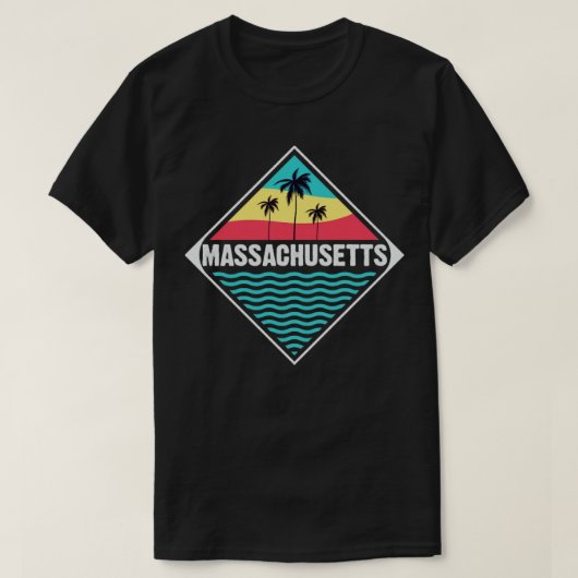 T-shirt Voyage au Massachusetts (Design devant)
