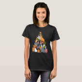T-shirt Voyage au Zoo Pyramide d'animaux (Devant entier)