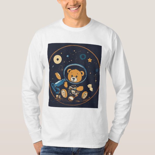 T-shirt Voyage céleste : Station spatiale T inspirée par l (Devant)