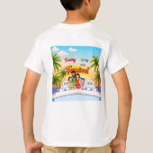 T-shirt Voyage croisière en famille (Dos)