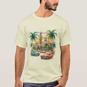 T-shirt Voyage Cuba vintage - Salutations de La Havane