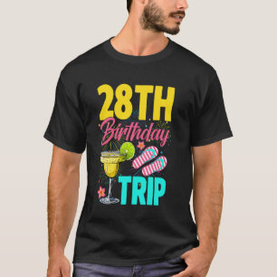 T-shirt Voyage d'anniversaire drôle de 28 ans Amoureux de