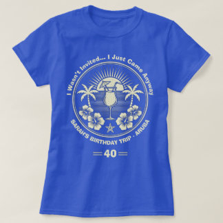 T-shirt Voyage d'anniversaire Vintage sur mesure