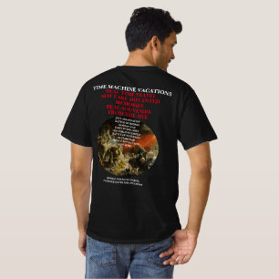 T-SHIRT VOYAGE DANS LA MACHINE À TEMPS LONDRES PESTE NOIRE