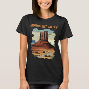 T-shirt Voyage dans le désert de Red Butte à Monument Vall