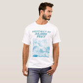 T-shirt Voyage Daydreamer nuages cadeaux (Devant entier)