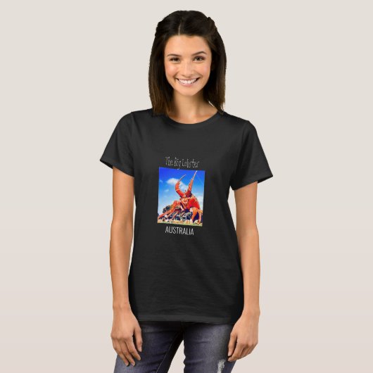 T-shirt Voyage de Big Lobster en Australie du Sud (Devant entier)
