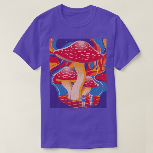 T-shirt Voyage de champignons interstellaires par Tobe Fon (Design devant)