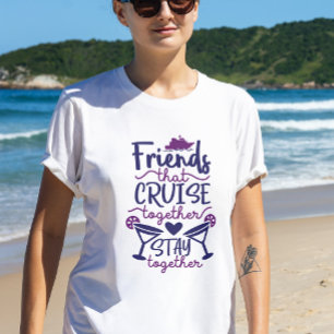 T-shirt Voyage de croisière de groupe Friends