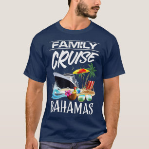 T-shirt Voyage de croisière en famille aux Bahamas 