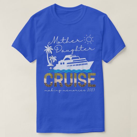 T-shirt Voyage de croisière mère fille croisière bateau de (Design devant)