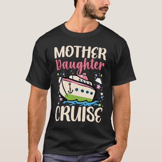 T-shirt Voyage de croisière mère fille croisière Voyage (Devant)