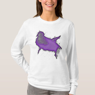 T-shirt Voyage de dames d'une longue douille rêveuse
