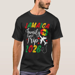 T-shirt Voyage de famille en Jamaïque 2026 Vacances Jamaïq