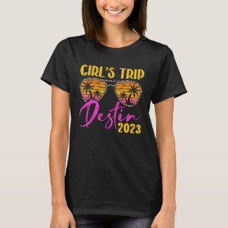 T-shirt Voyage de fille à Destin Floride 2023 Enterrement